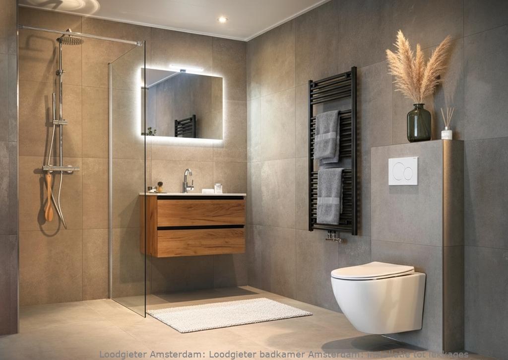 Loodgieter badkamer Amsterdam: installatie tot lekkages
