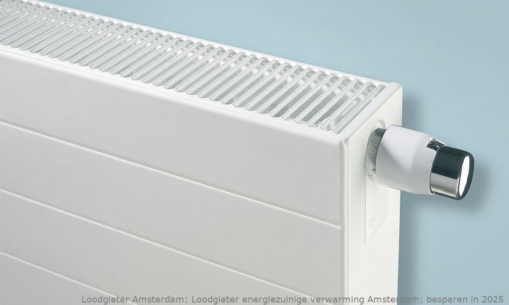 Loodgieter energiezuinige verwarming Amsterdam: besparen in 2025