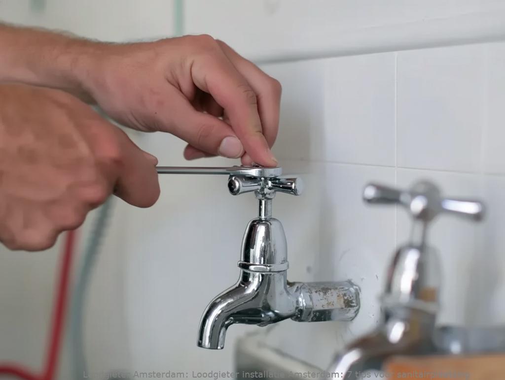 Loodgieter installatie Amsterdam: 7 tips voor sanitairplaatsing