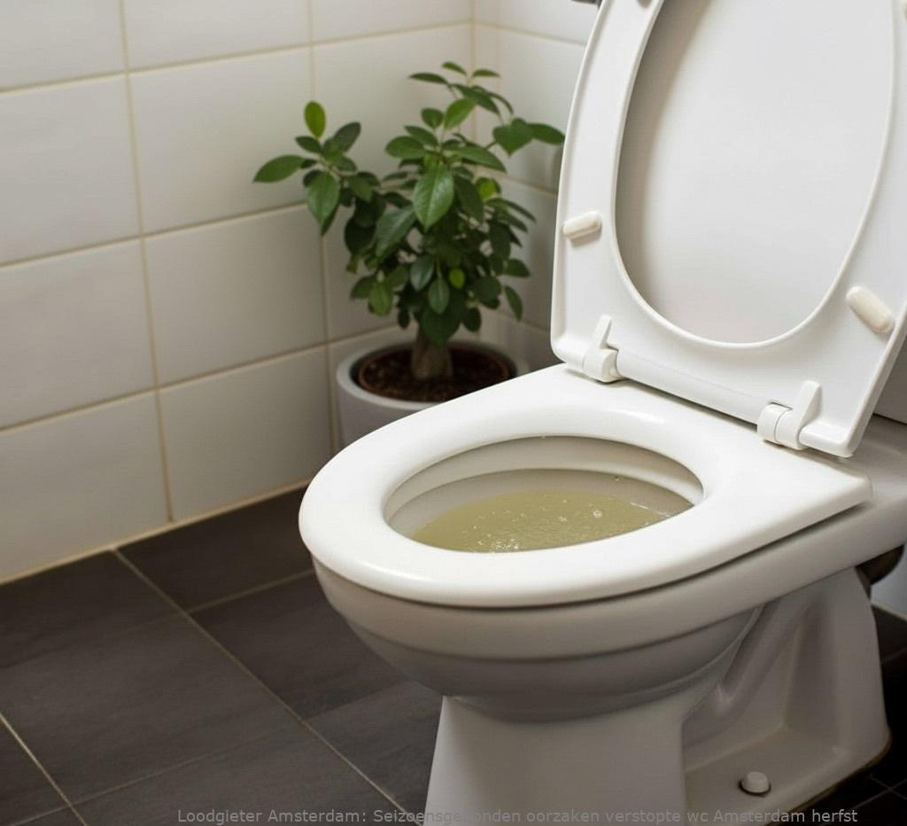 Seizoensgebonden oorzaken verstopte wc Amsterdam herfst