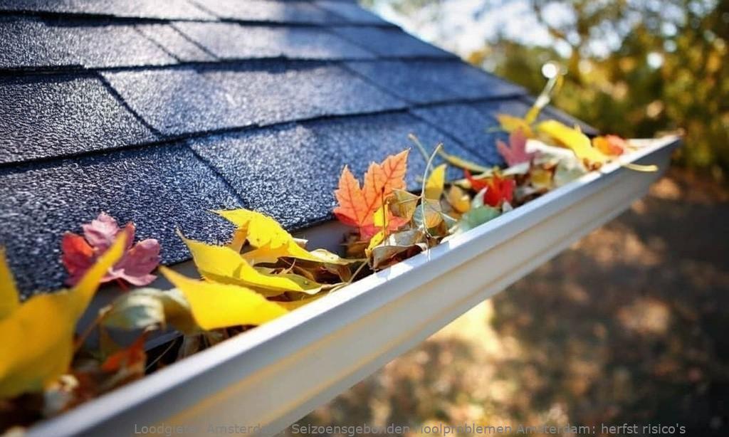 Seizoensgebonden rioolproblemen Amsterdam: herfst risico’s