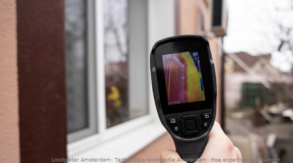 Technologie lekdetectie Amsterdam: Hoe experts lekken vinden