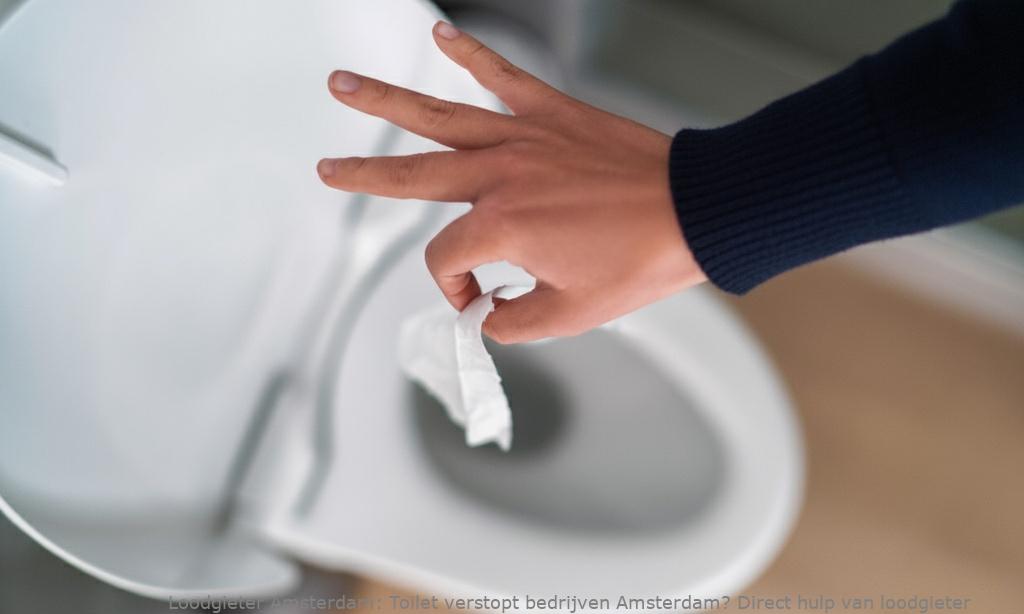 Toilet verstopt bedrijven Amsterdam? Direct hulp van loodgieter