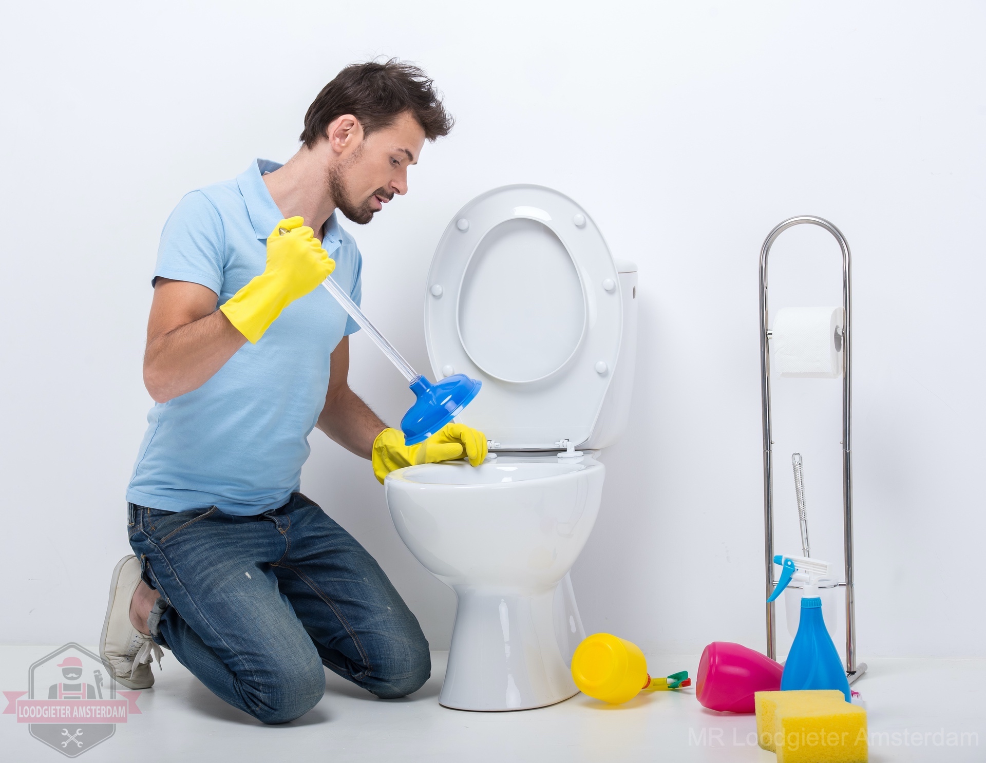 WC verstopt Amsterdam