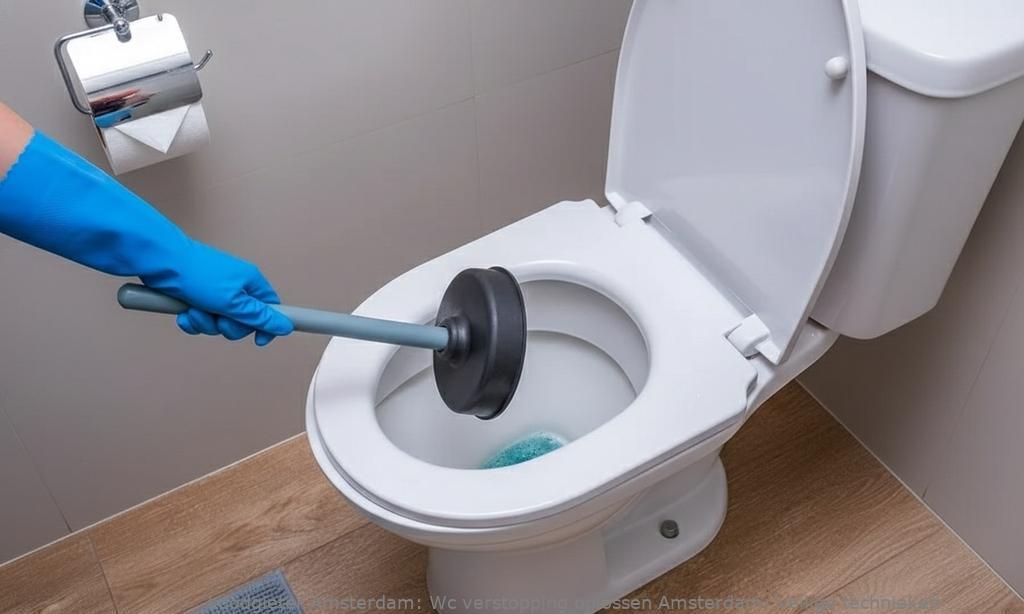Wc verstopping oplossen Amsterdam: Veilige technieken